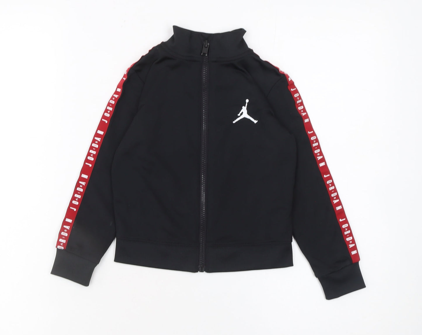 Jordan Boys Black 2-3 Years Track Jacket Full Zip Sportswear