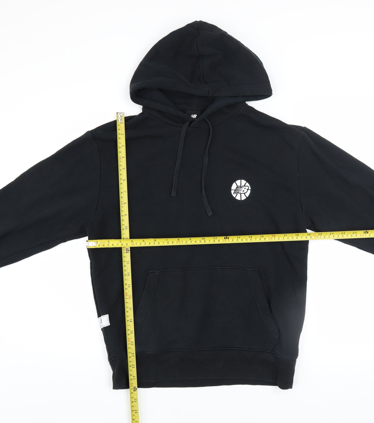 New Balance Men's Black Pullover Hoodie Size S Regular Fit Sports