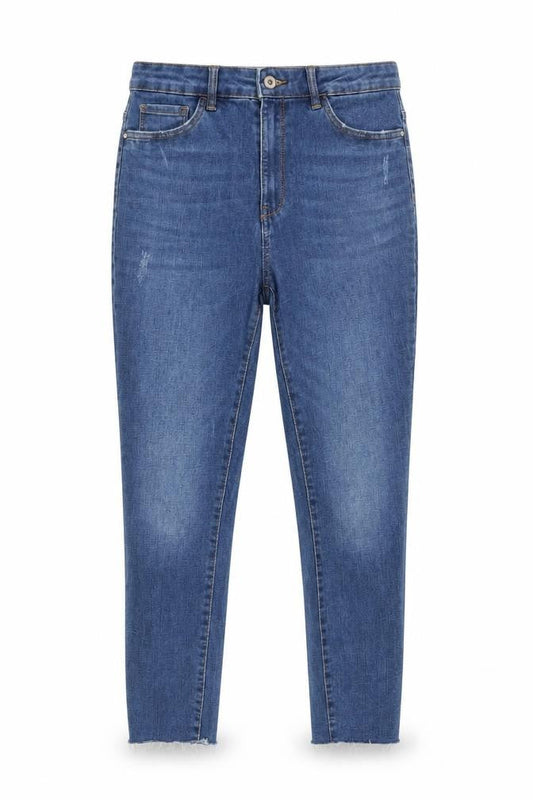 ONLY Women Blue Skinny Denim Jeans L 30 Stretch Slim Fit