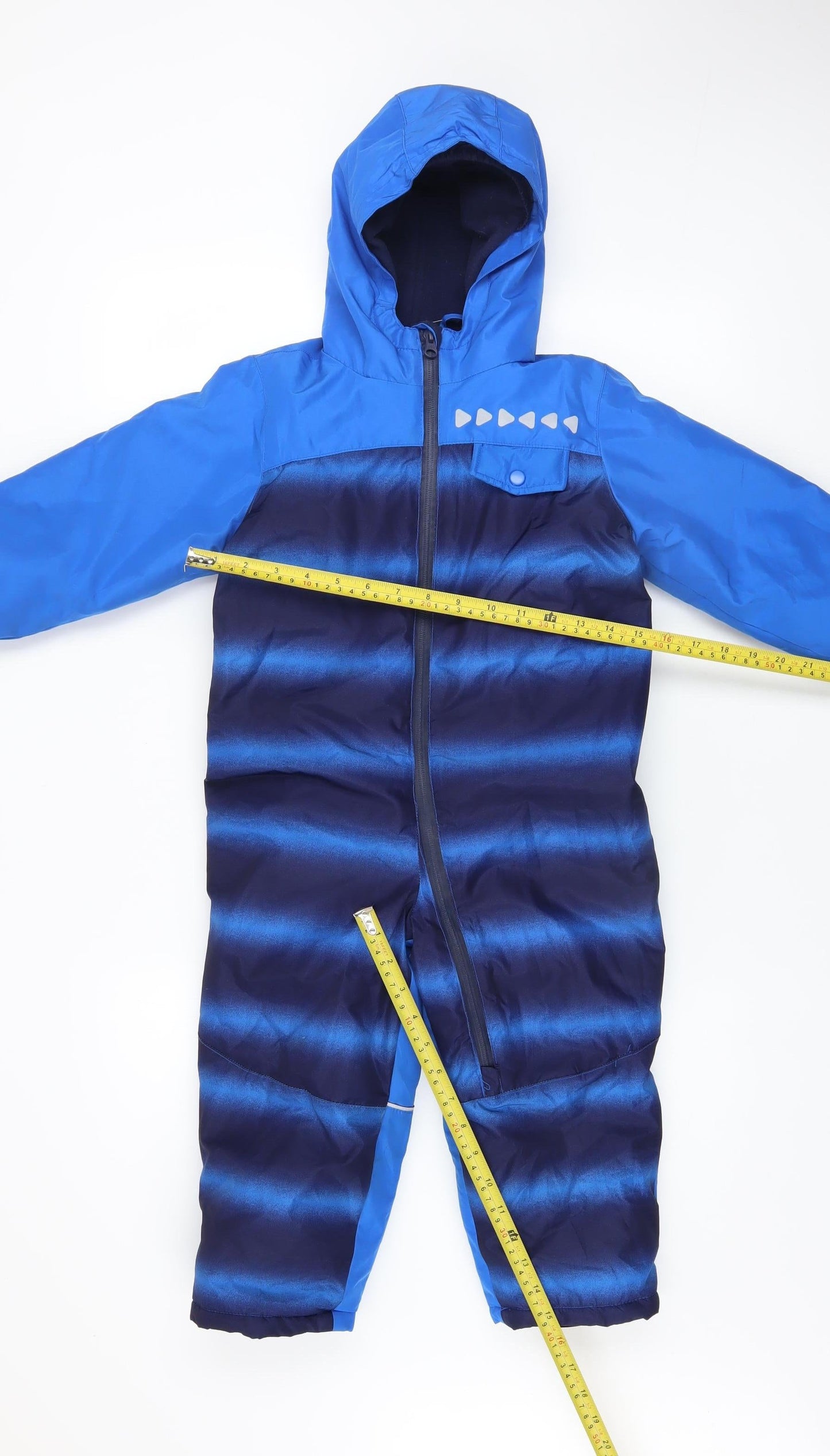 Lupilu Boys Blue Hooded Waterproof Insulated Snowsuit 3-4 Years