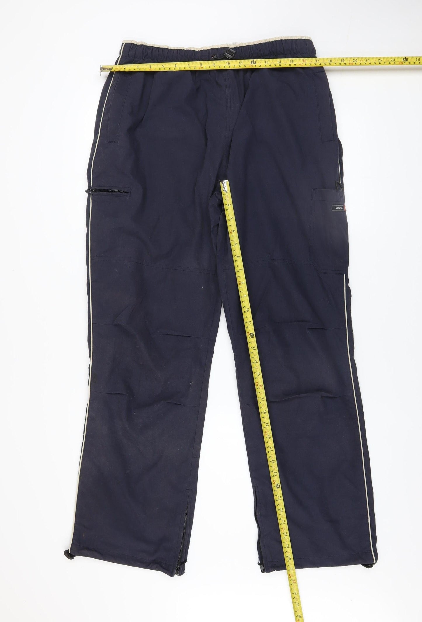 Nutshell Men’s Blue Cargo Trousers 30W 32L Polyester Cotton