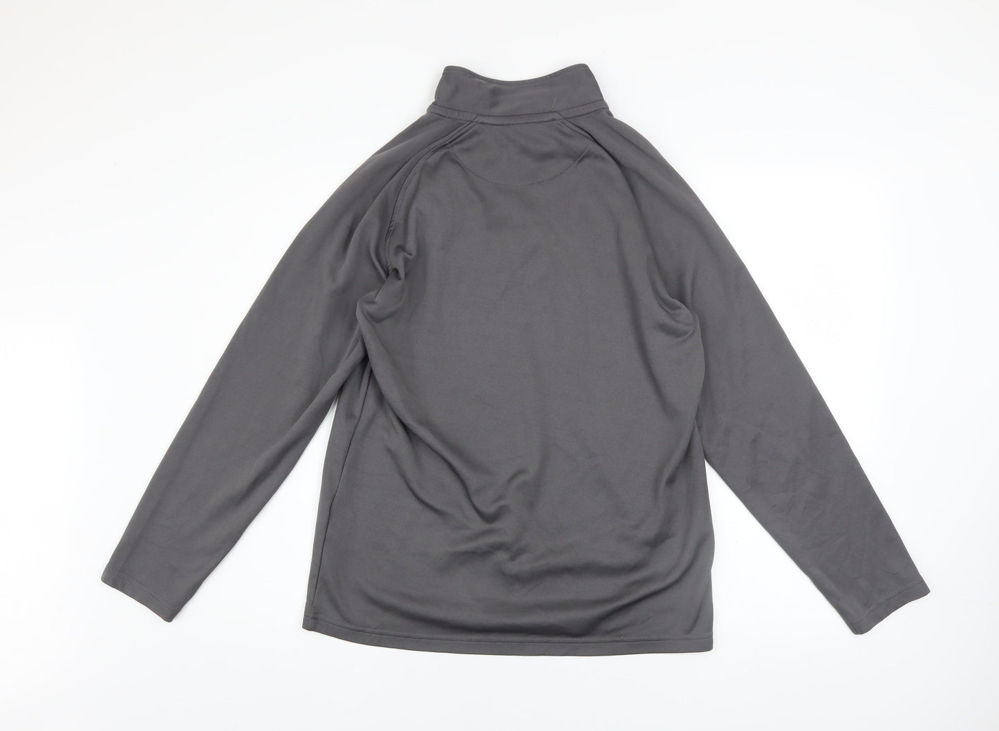 Acerbis Mens Grey 1/4 Zip Long Sleeve Football Sweatshirt Size S