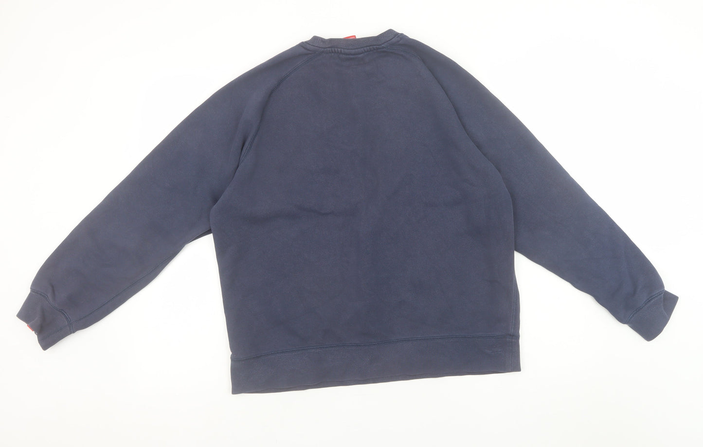 Nike Men's Blue Pullover Sweatshirt M Logo Crew Neck Sportswear