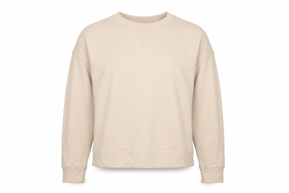 Reiss Womens Beige Cotton Blend Pullover Sweatshirt XS