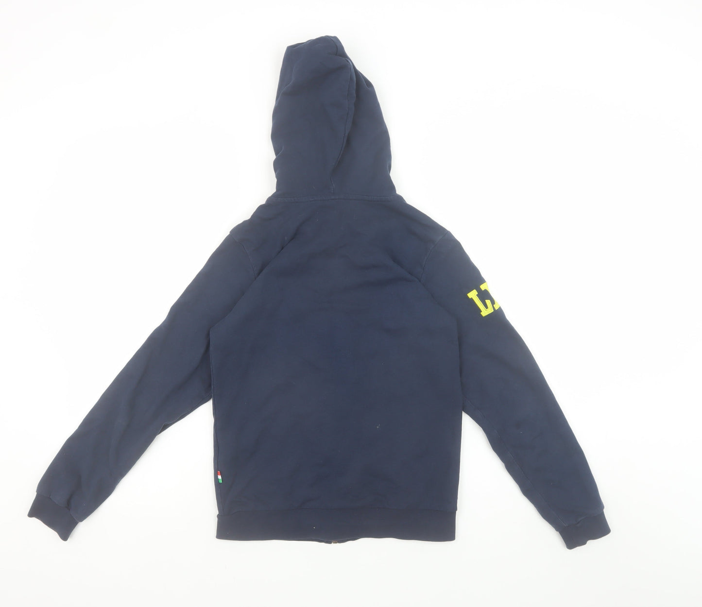 Automobili Lamborghini Women Navy Full Zip Hoodie Size 10 Cotton