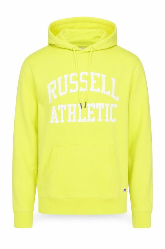 Russell Athletic Men's Yellow Pullover Hoodie Size L Regular Fit