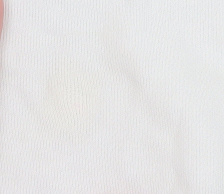 Adidas Men’s White Crew Neck Long Sleeve Pullover Sweatshirt Size S