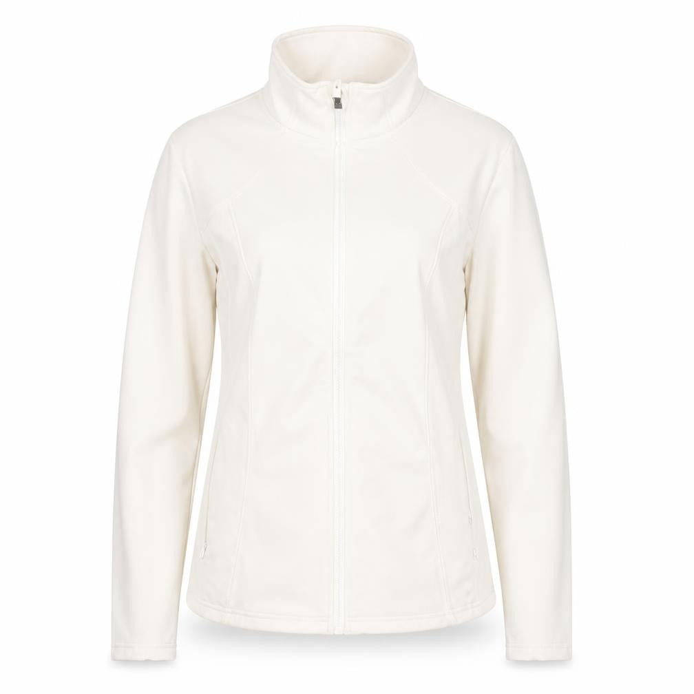 Dunnes Stores Womens Ivory Softshell Full Zip Active Jacket Size 12