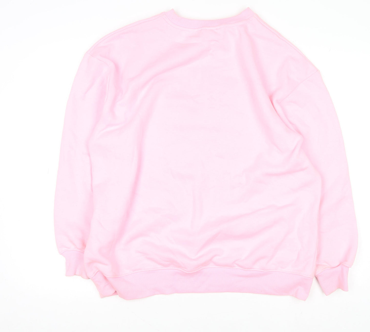 Savida Women Pink Graphic Print Pullover Sweatshirt Size 12