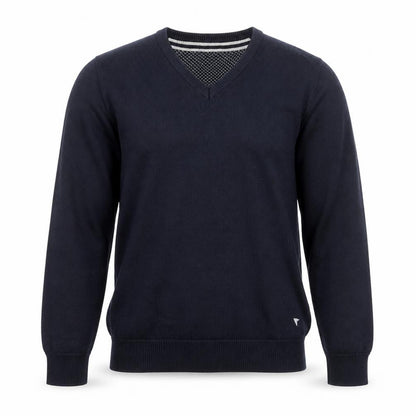 DG'S Drifter Men's Black M V-Neck Cotton Blend Jumper