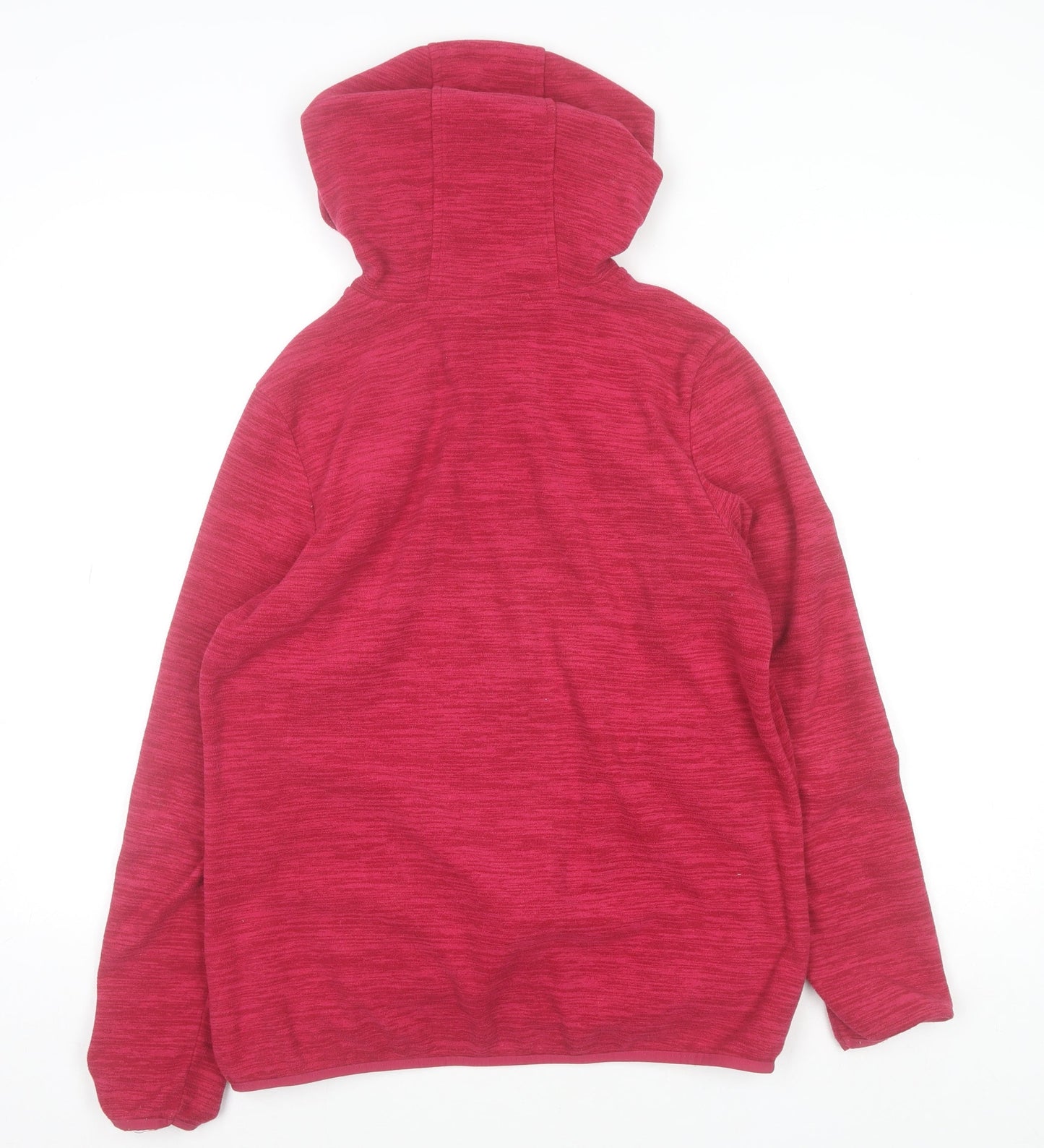 Dunnes Stores Womens Red Full Zip Hooded Sweatshirt Size 12