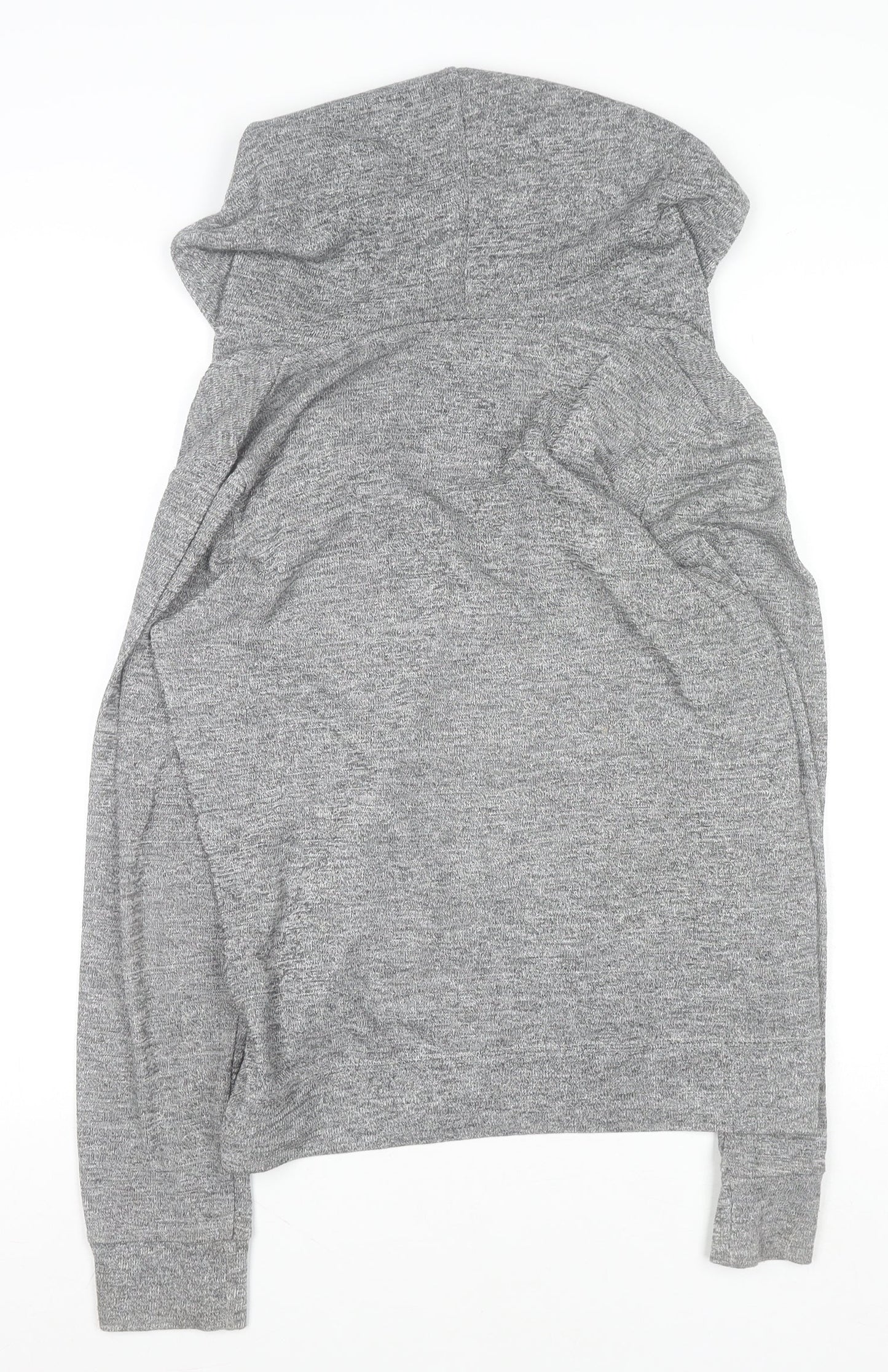 Atmosphere Women Grey Full Zip Hoodie Size 14 Polyester Cotton Blend