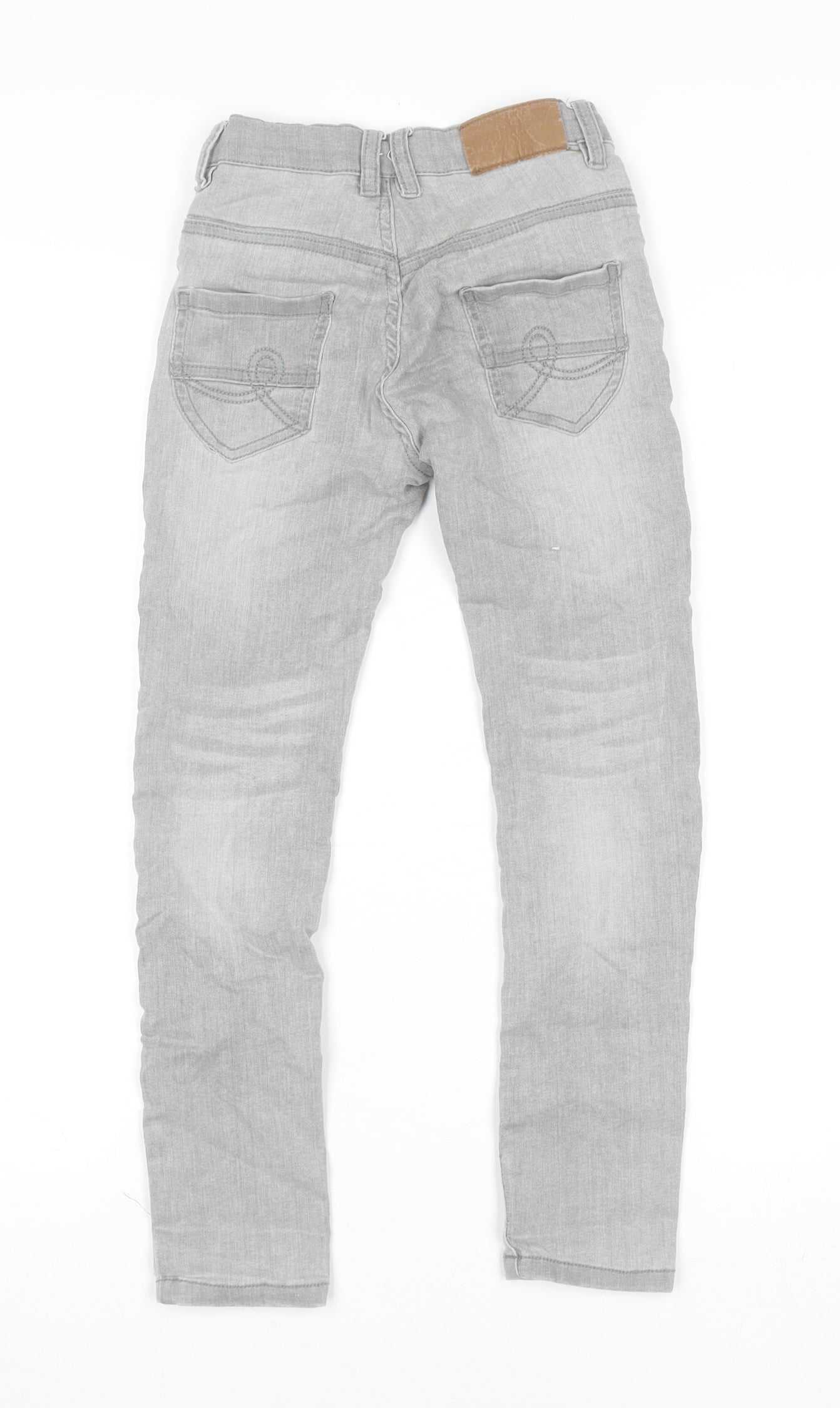 Cortigiani Girls Grey Skinny Jeans 7 Years Stretch Denim