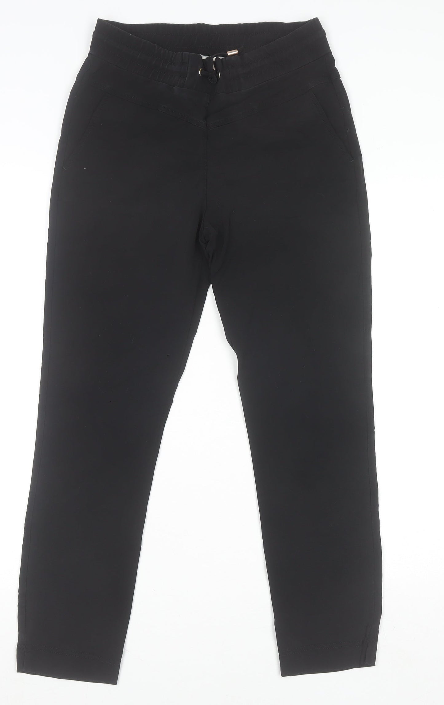 &Co Woman Black XS Slim Ankle Tapered Trousers for Women