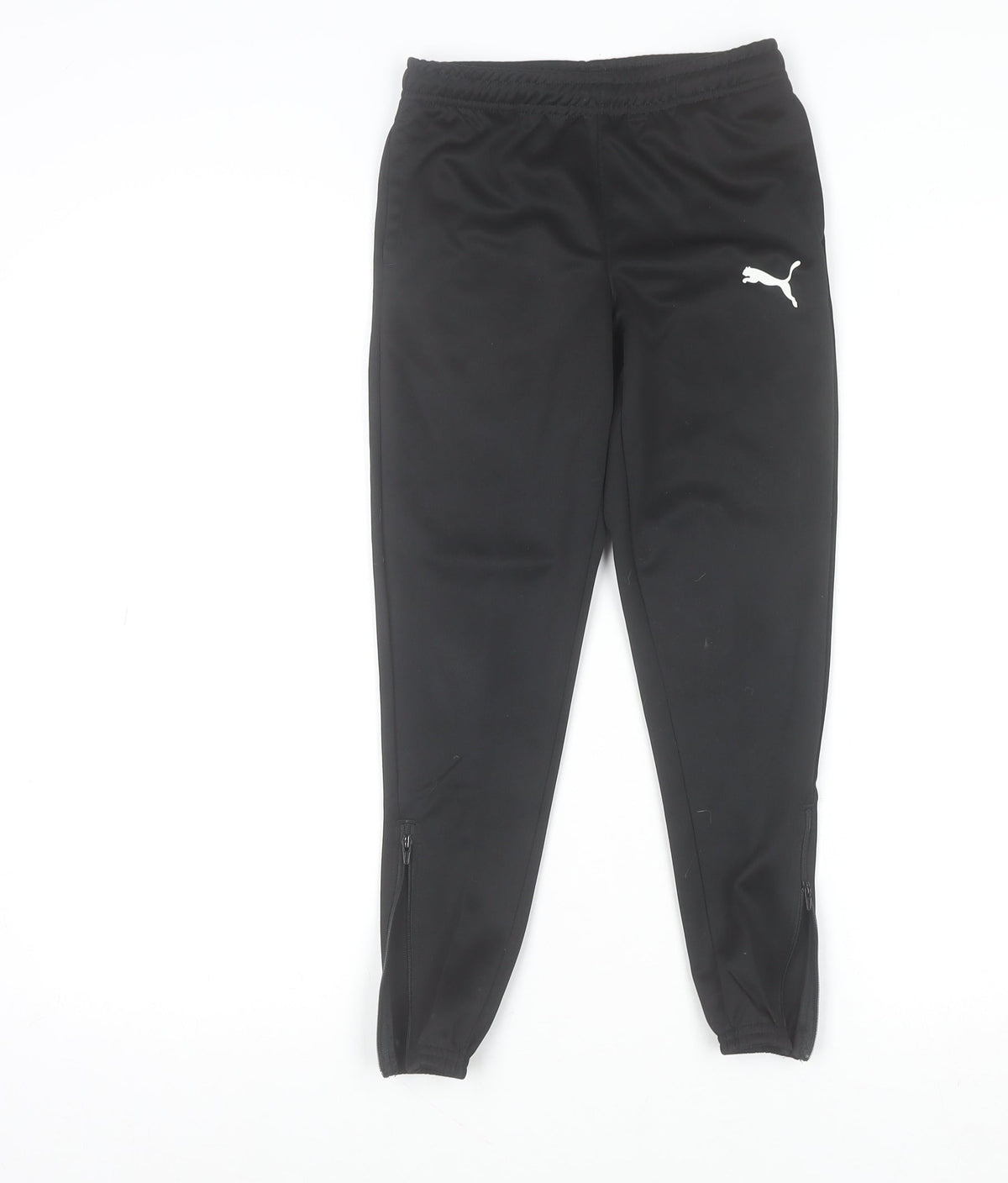 Puma Boys Black 7-8 Years Track Pants DryCell Sports Joggers