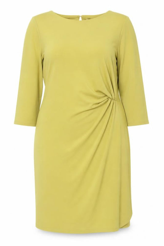 Marks & Spencer Women Green Size 18 Ruched Sheath Dress