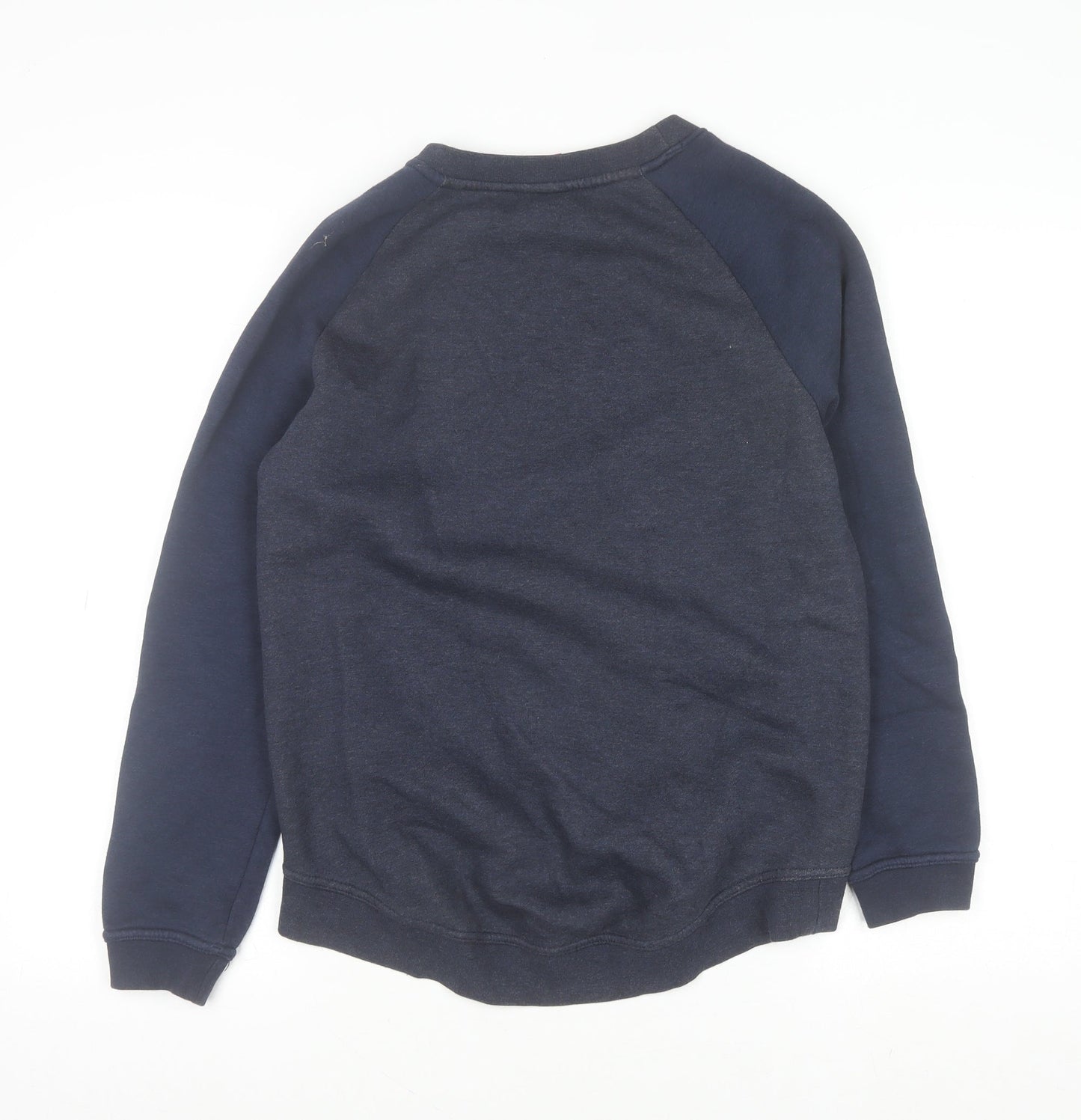 Nike Mens Blue XS Pullover Sweatshirt Crew Neck Logo Regular Fit