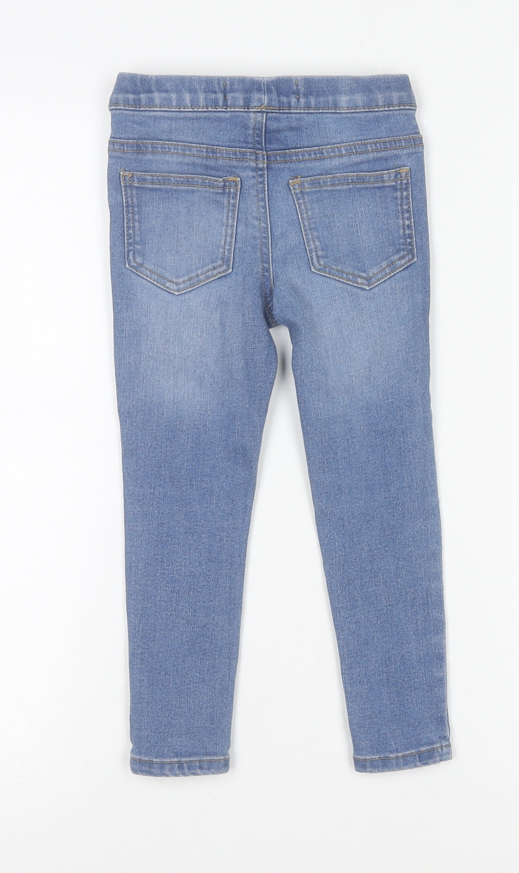 denim co. Girls Blue Jegging Jeans 3-4 Years Stretch Denim Casual