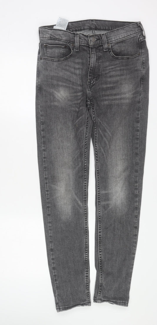 Levi's Men's Grey Slim Fit Stretch Denim Jeans W32 L38
