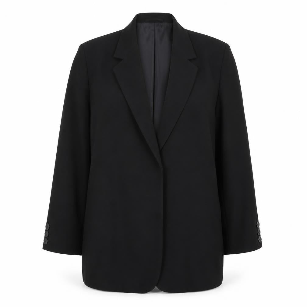 Gerry Weber Women's Black Size 16 Classic Single-Breasted Blazer