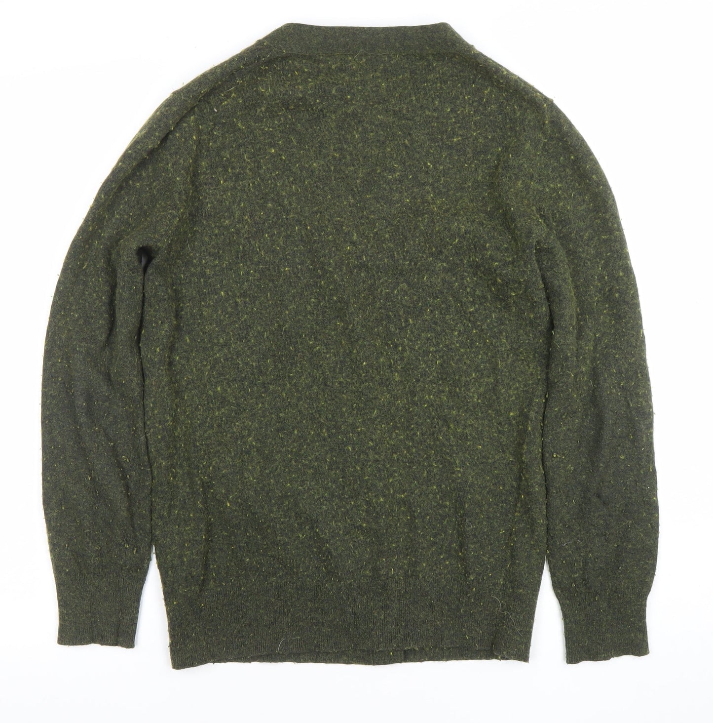 J.Crew Mercantile Women's Green Wool Blend V-Neck Cardigan M