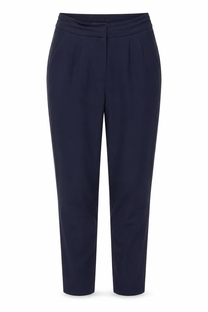 Austin Reed Women's Navy Blue Wool Tailored Work Trousers Size 8