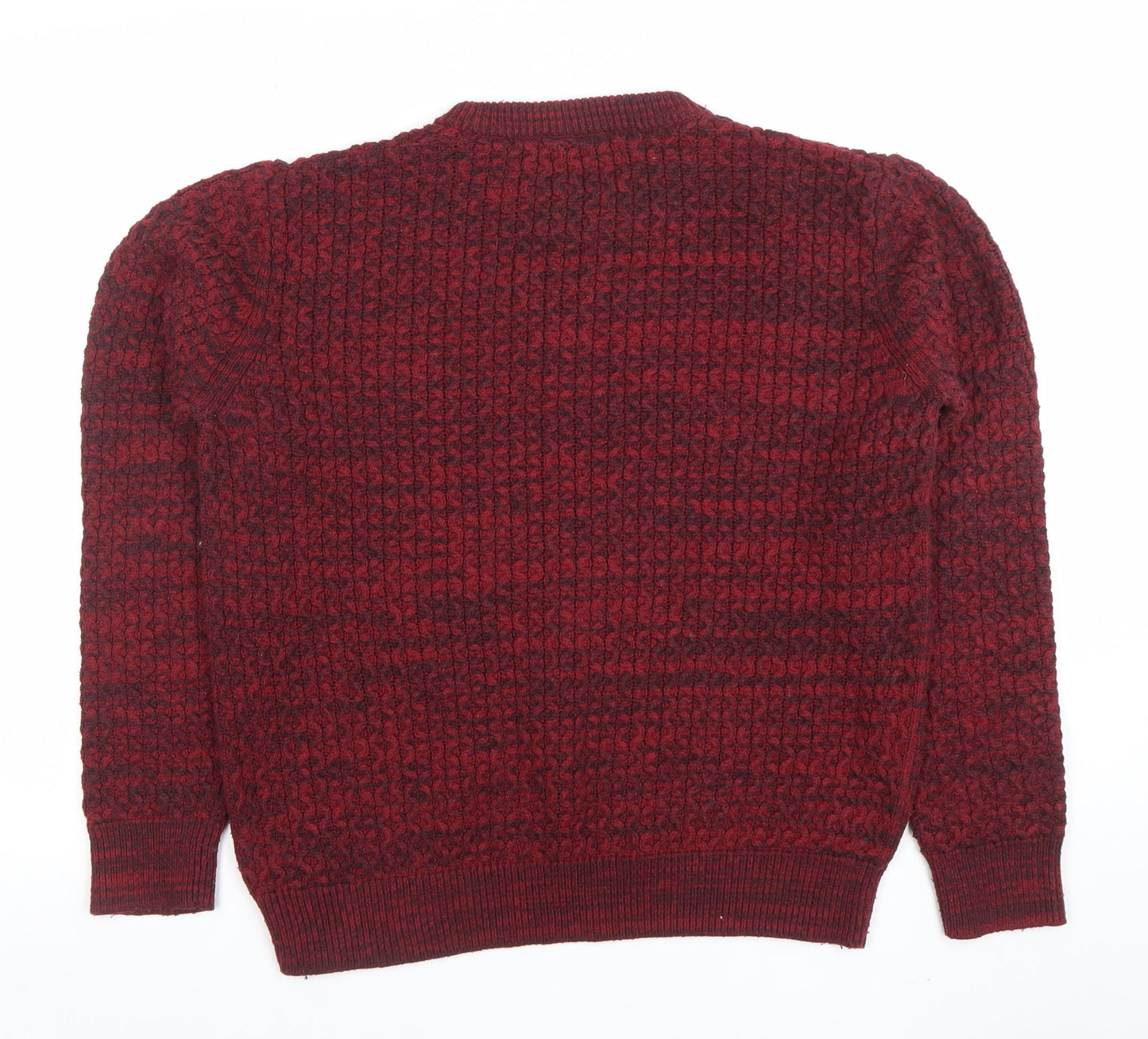 Next Women’s Red Chunky Knit Crew Neck Jumper Size S
