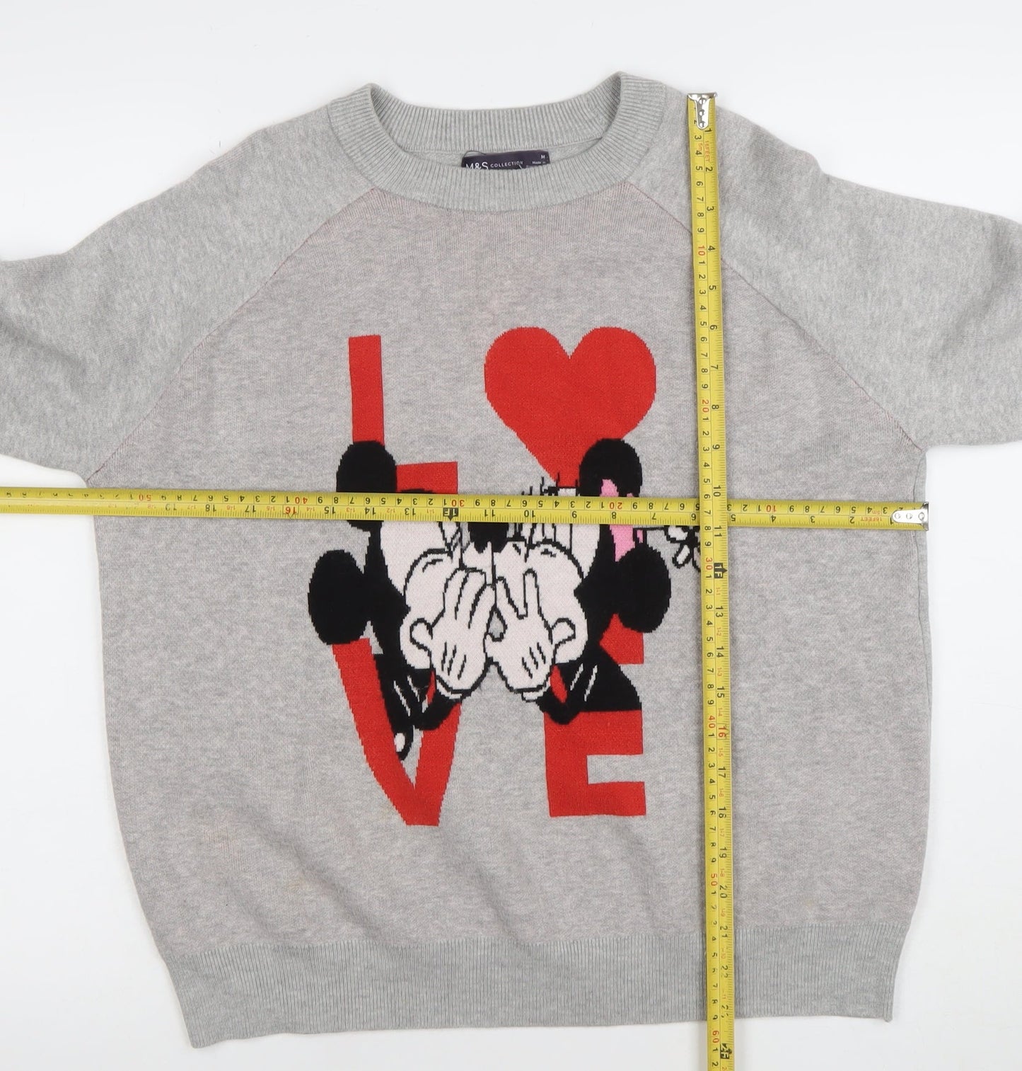 Marks and Spencer Women's Grey Disney Love Jumper M