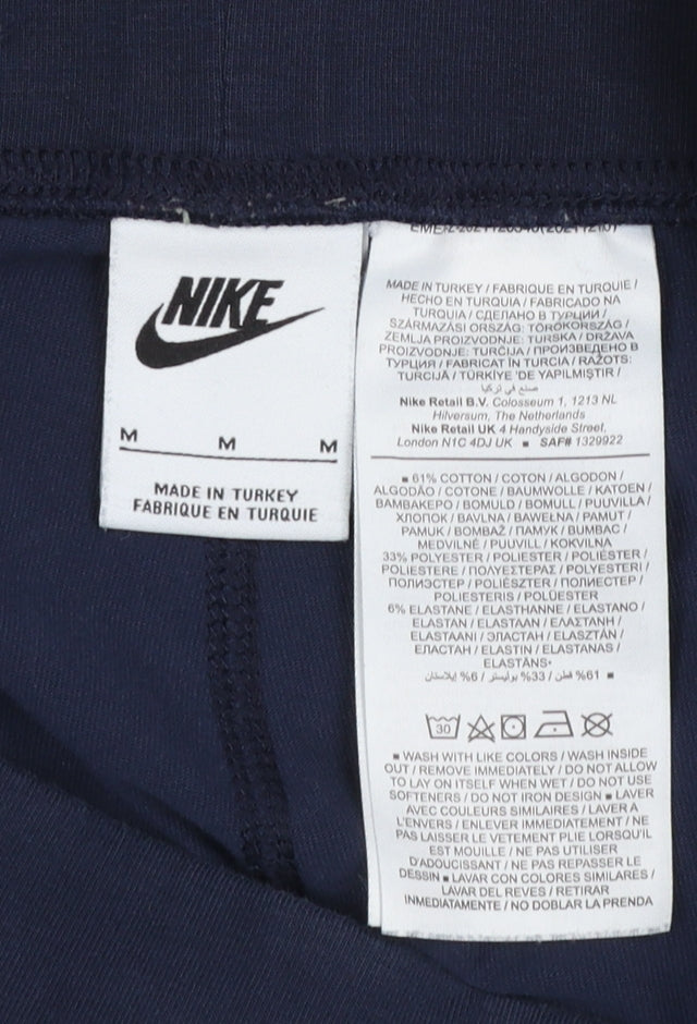 Nike Womens Blue Leggings M Stretch Activewear Trousers