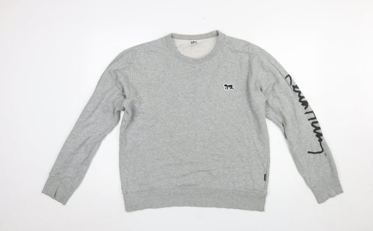 Uniqlo Keith Haring Men’s Grey Graphic Print Pullover Sweatshirt M