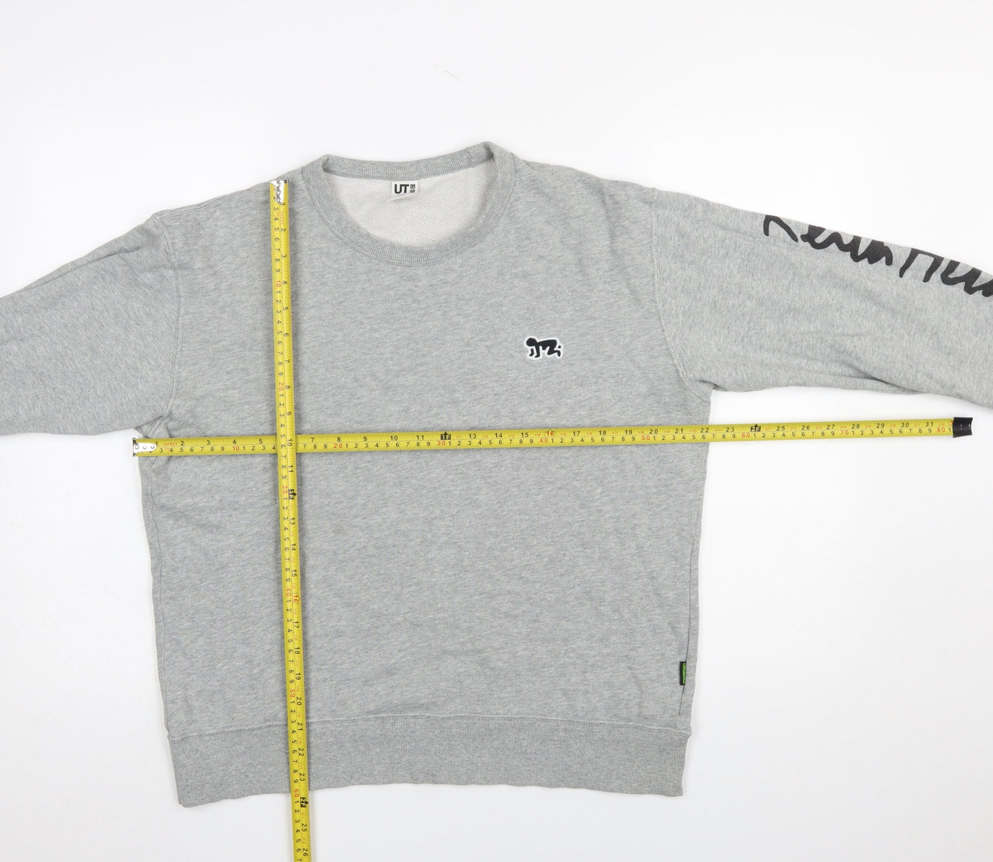Uniqlo Keith Haring Men’s Grey Graphic Print Pullover Sweatshirt M