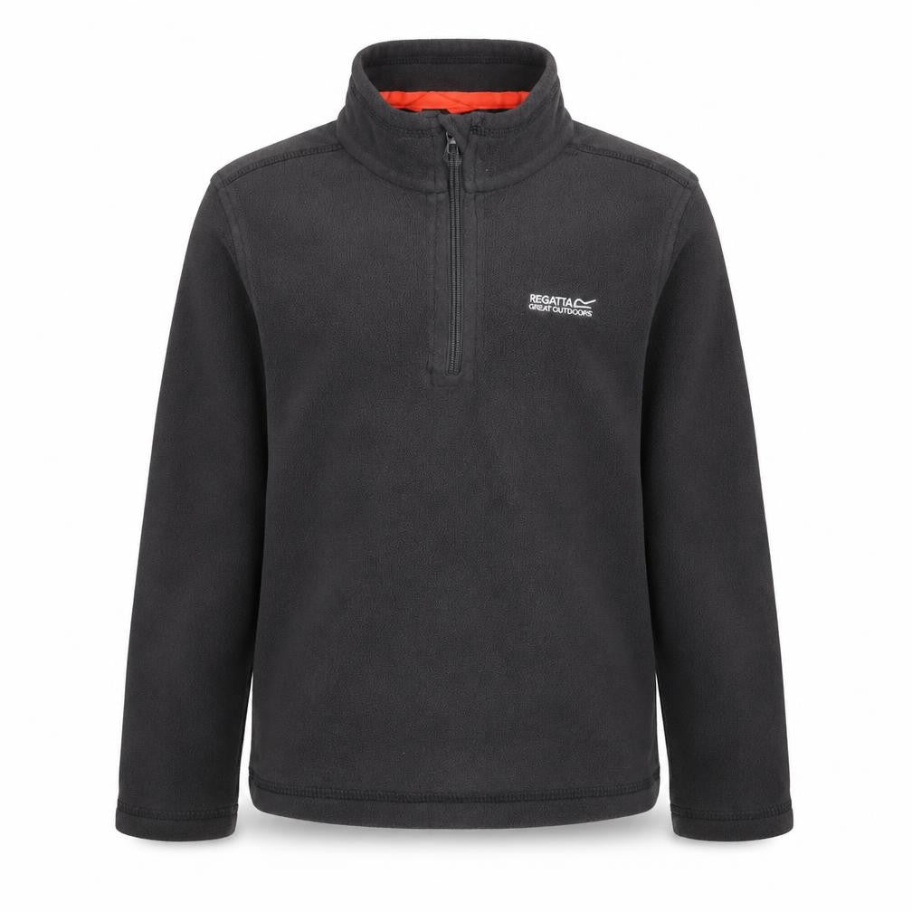 Regatta Boys Grey Fleece 1/4 Zip Pullover Sweatshirt 7-8 Years