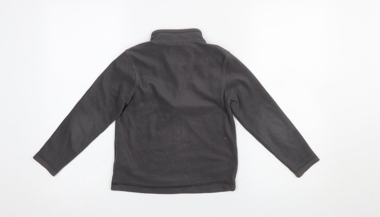 Regatta Boys Grey Fleece 1/4 Zip Pullover Sweatshirt 7-8 Years