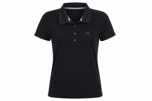 Adidas Women's Black Polo Shirt XS Climalite Cotton Blend