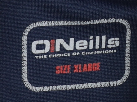 O'Neills Men's Blue XL 1/4 Zip Sports Sweatshirt Mock Neck Lightweight