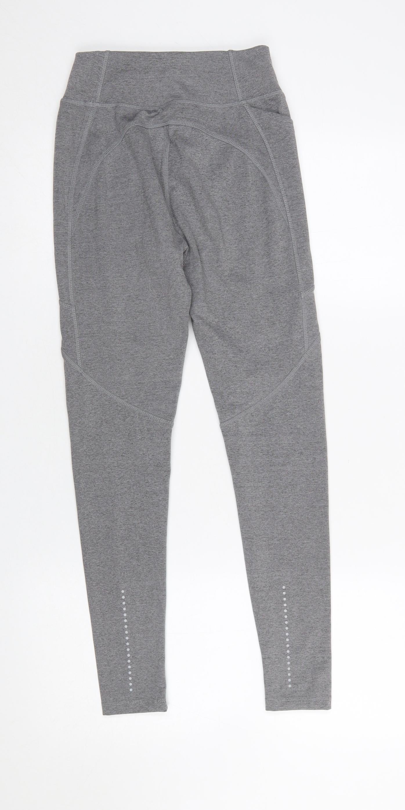 ASOS 4505 Women Grey Size 8 Slim Fit Leggings for Running & Gym