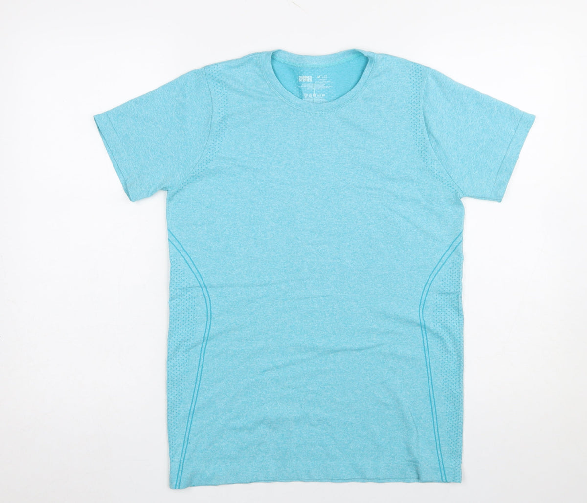 Dunnes Womens Blue Athletic T-Shirt Size 12 Short Sleeve