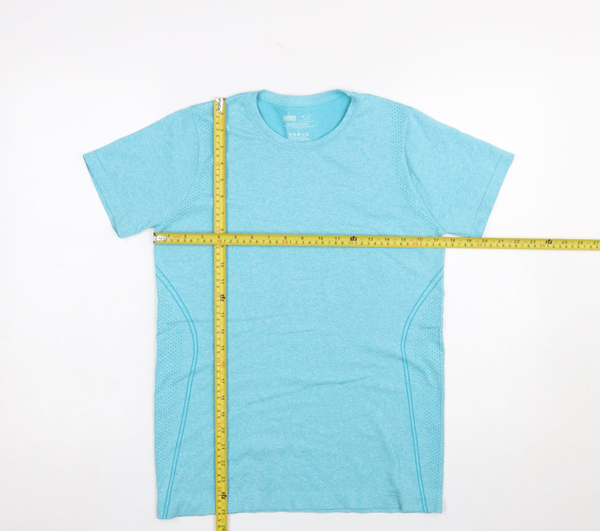 Dunnes Womens Blue Athletic T-Shirt Size 12 Short Sleeve