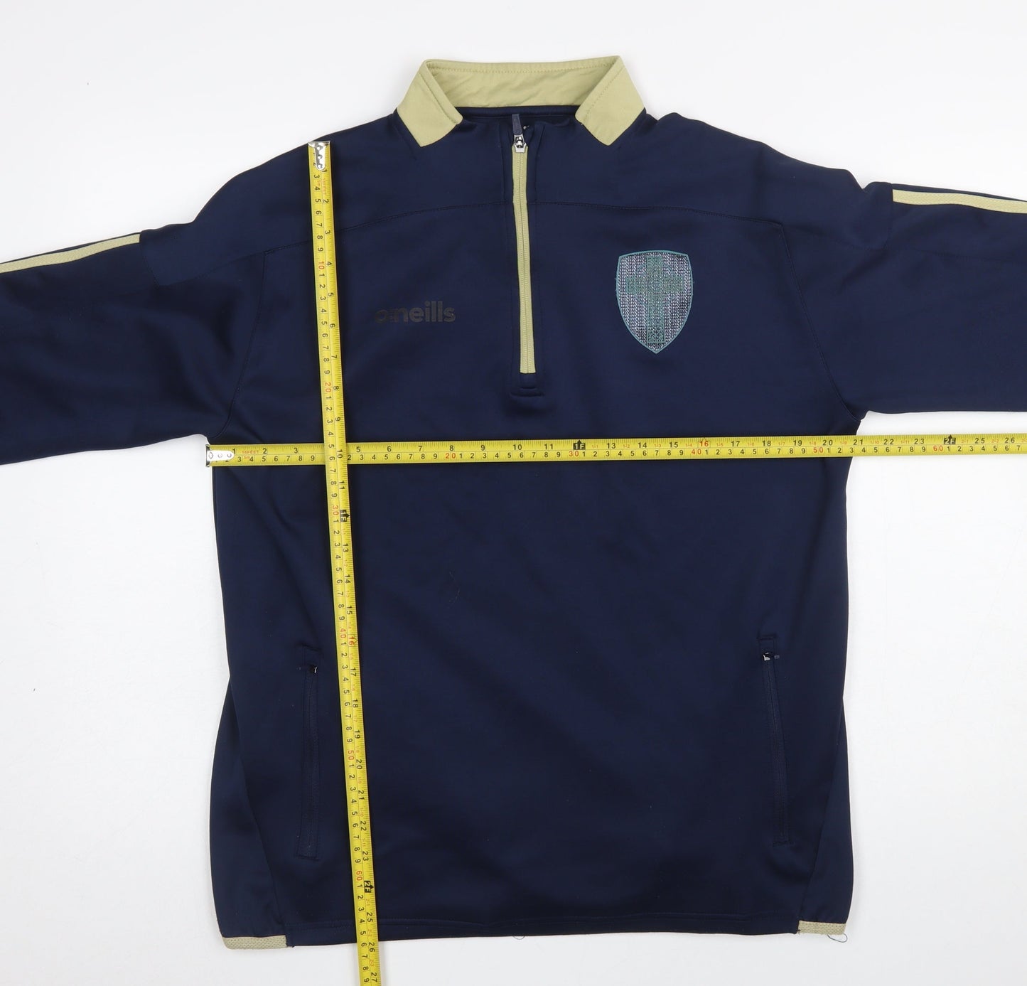 O'Neills Men's Blue 1/2 Zip Sports Sweatshirt Size M