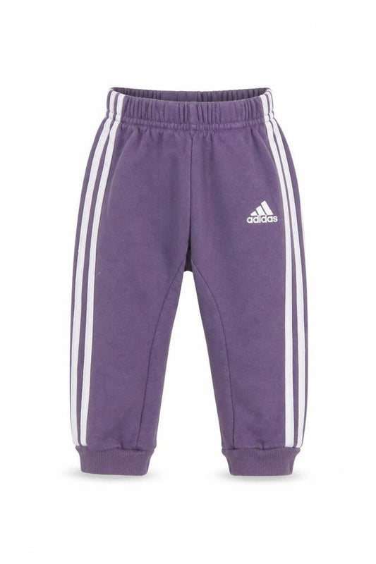 Adidas Unisex Baby Purple Jogger Sweatpants 12-18 Months Elastic Waist