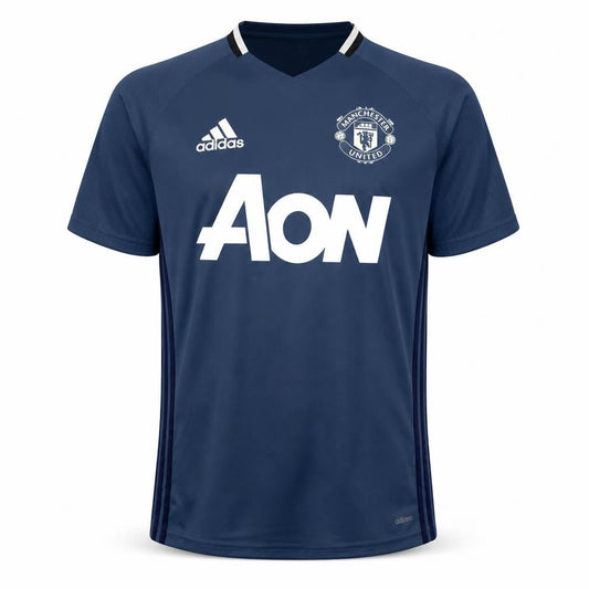 Adidas Mens Manchester United Blue L ClimaCool Training T-Shirt