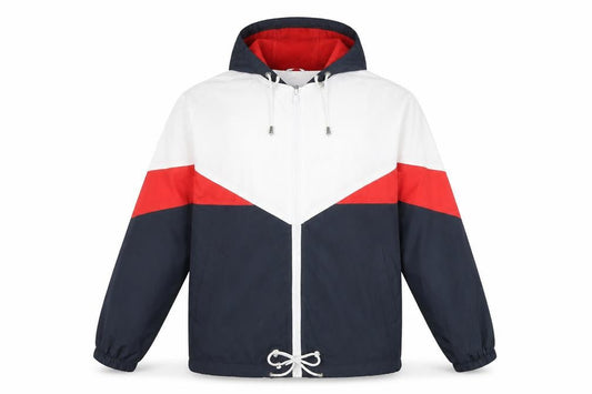 Haily’s Men’s Multicoloured Windbreaker Jacket Hooded M