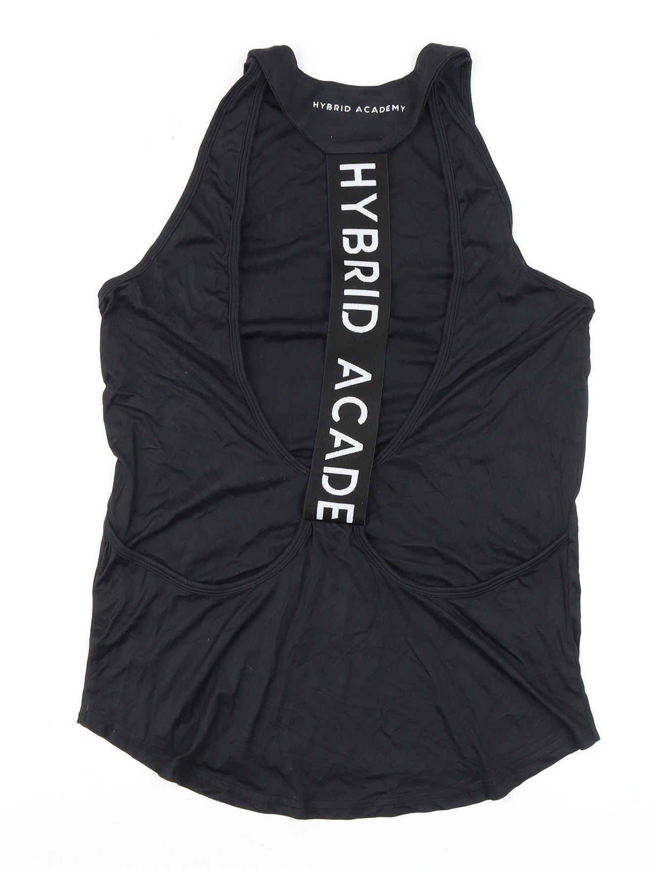 Hybrid Academy Womens Black XS Racerback Gym Tank Top