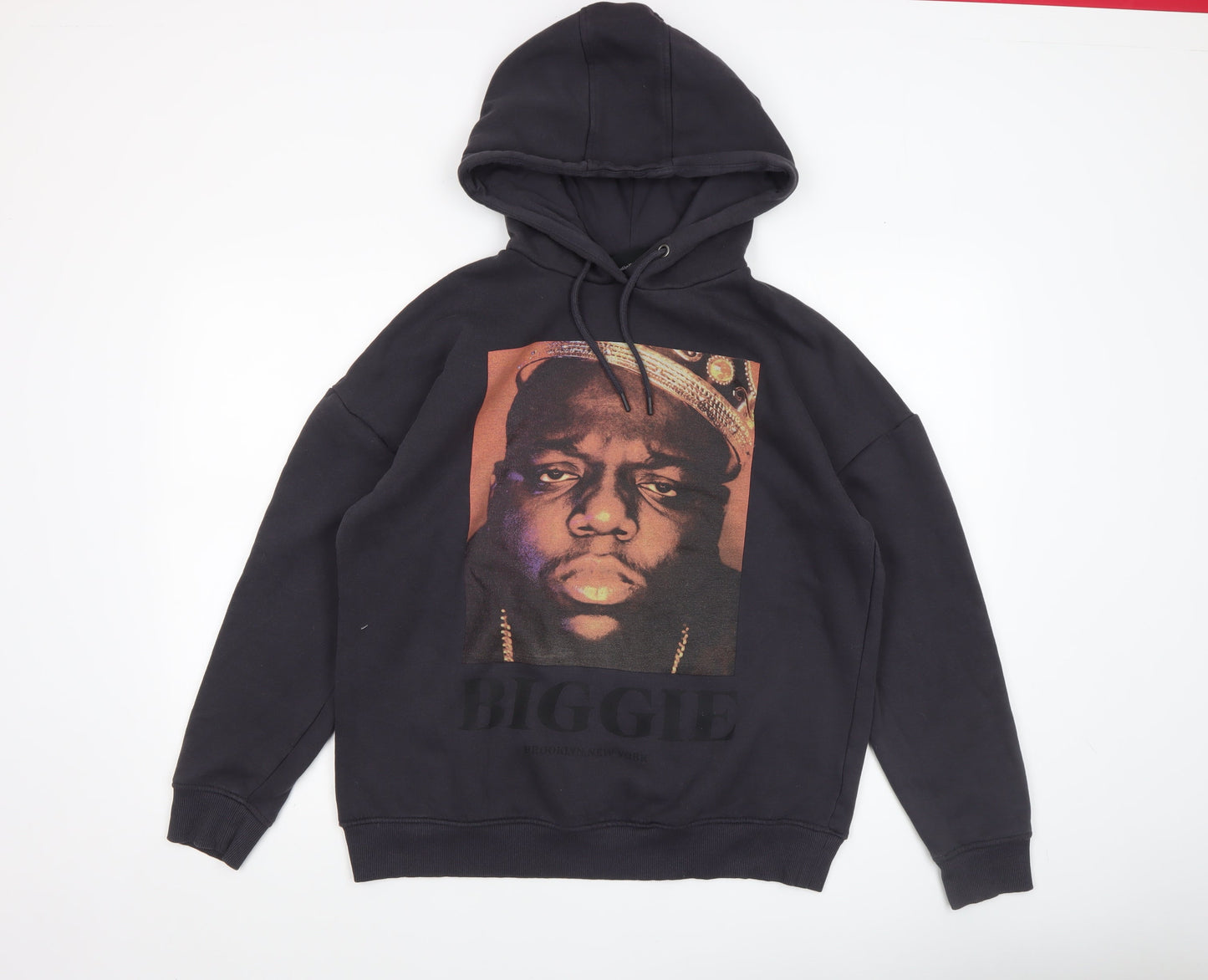 Primark Men’s Black The Notorious B.I.G. Pullover Hoodie XS