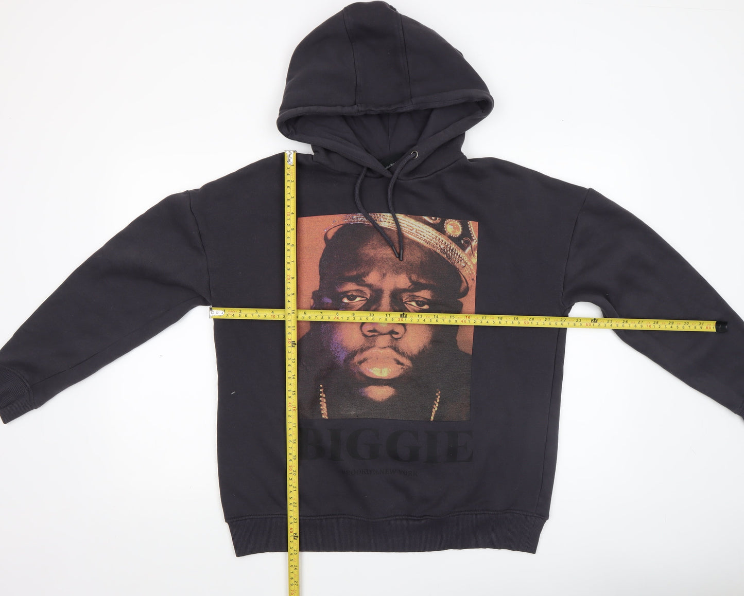 Primark Men’s Black The Notorious B.I.G. Pullover Hoodie XS