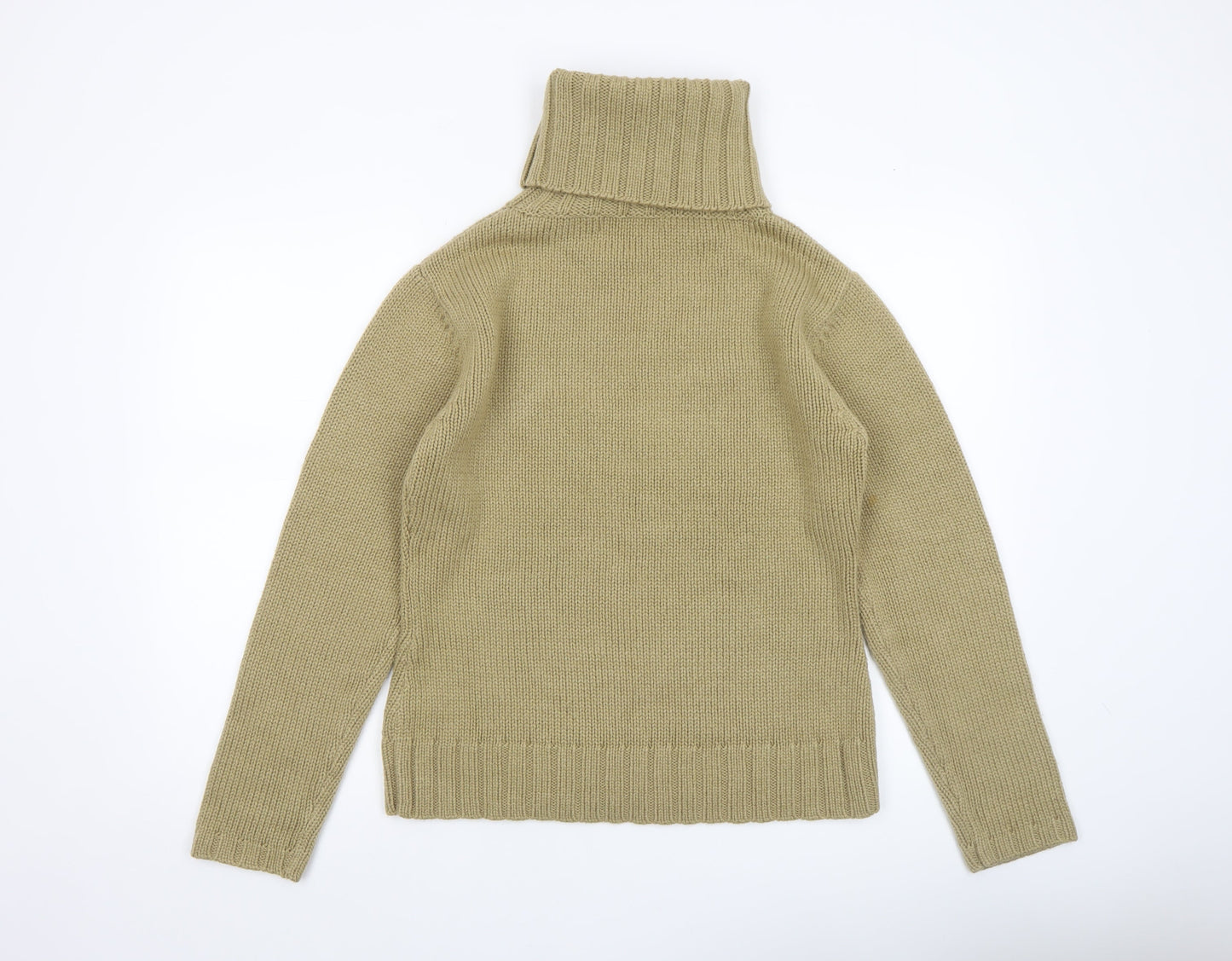 B.YOUNG Women’s Beige Roll Neck Knit Jumper XL Acrylic