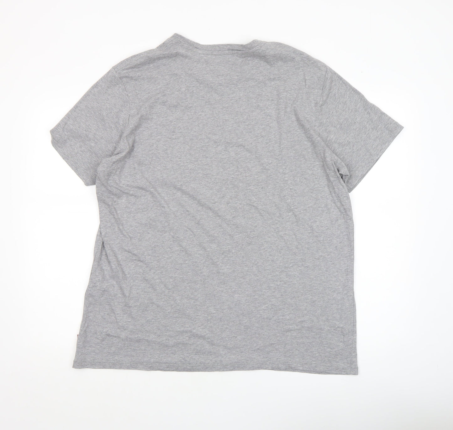 Levi's Men's Grey 2XL Logo Graphic Crew Neck Cotton T-Shirt
