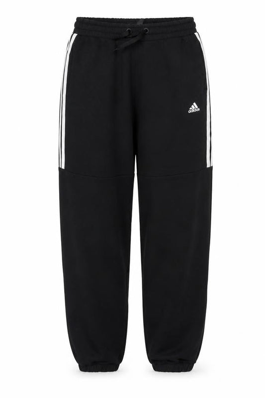 Adidas Women’s Black Jogger Trousers Size 12-14 Elastic Waist Fleece