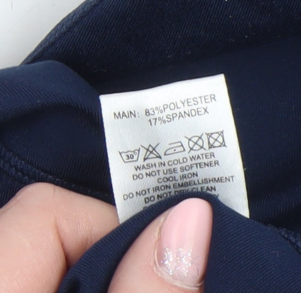 O'Neills Women's Blue Size 12 Athletic Leggings Stretch Activewear