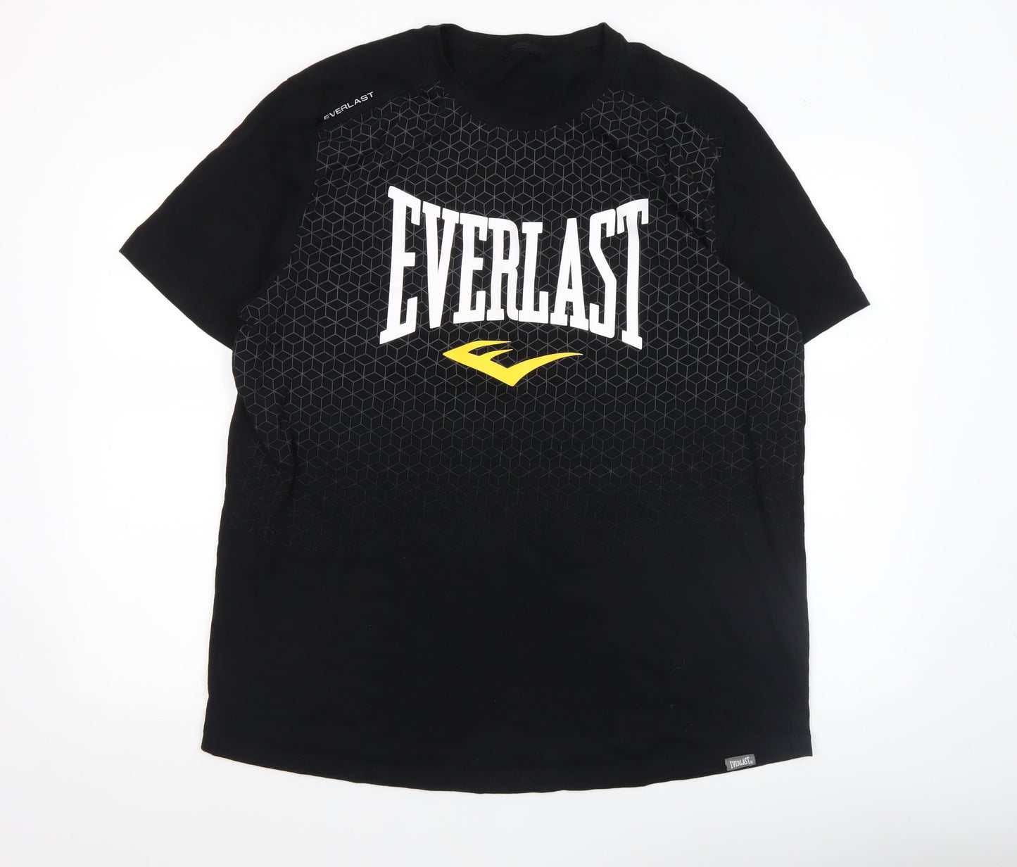Everlast Men's Black 2XL Sports Graphic Cotton T-Shirt